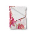 thumbnail image 2 of Floral Soft Flannel Fleece Blanket, Contour Drawing Orchids Flower Tropic Bridal Bouquet Blossoms Watercolor Art Design, Cozy Plush for Indoor and Outdoor Use, 70" x 90", Multicolor, by Ambesonne, 2 of 6