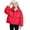 Red, variant on KAUOD Kids Toddler Waterproof Puffer Jackets Quilted Insulated Winter Hooded Coats Boys Girls Thick down Outwear with Pockets