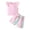 style-11 Pink, variant on Outfits for Toddler Girls Toddler Kids Child Baby Girl Clothes Set Summer Short Sleeve Pocket Round Neck Top Shorts Clothing Outfits 3T 4T (Red,3-4 Years)