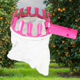 thumbnail image 4 of Pink Fruit Picker Fruits Catcher Tree Care Tool  altitud Metal Fruit Grabber para Plum Suministros de jardinería Park Patio Baoblaze recolector de frutas, 4 of 8