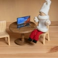 thumbnail image 3 of FELTECHELECTR Miniatura de TV, modelo de electrodoméstico, casa de muñecas, mini televisor, decoración, accesorio para casa de muñecas, decoración de sala de estar para casas pequeñas, 3 of 6