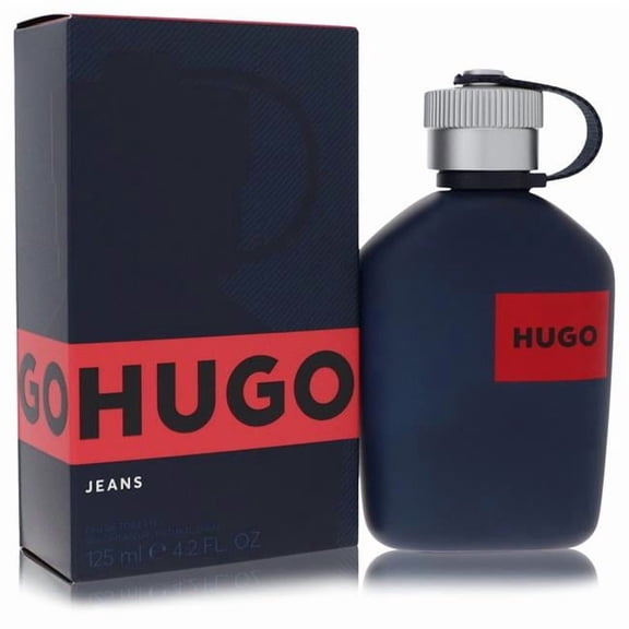 Hugo Boss 563059 4.2 oz Jeans Eau De Toilette Spray by Hugo Boss for Men