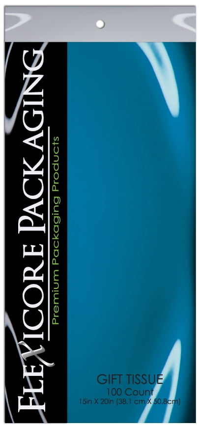 Turquoise Gift Wrap Tissue Paper 15in X 20in - 100 Sheets