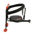 thumbnail image 2 of Asiento de bicicleta para niños con pedales, portátil, desmontable y con respaldo y reposabrazos. Rojo, 2 of 8