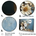 thumbnail image 3 of Designart "Still Life Of Wildflower Bouquet" Wildflowers Floater Framed Wall Decor, 3 of 5