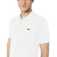 thumbnail image 4 of Lacoste Men's Classic Pique 100% Cotton Short Sleeve Polo White Size XL, 4 of 4