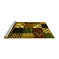 thumbnail image 2 of Ahgly Company Machine Washable Indoor Rectangle Abstract Yellow Modern Area Rugs, 6' x 9', 2 of 4