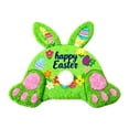 thumbnail image 1 of Velvet Easter Welcome Mat for Living Spaces—Non- Absorbent Carpet Rug 90cm with Bunny Design Durable Floor Protector Stylish Piece for and Home, 1 of 8
