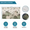 thumbnail image 6 of Sage Green Pumpkin Fall Placemats Set of 4, Thanksgiving Rustic Botanical Washable Wipeable Table Mats for Dining Tables, Indoor Outdoor Kitchen Place Mats for Holiday Party Table Decor, 6 of 9