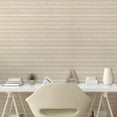 thumbnail image 2 of Ambesonne Abstract Pattern Peel & Stick Wallpaper for Home, Horizontal Paint, 13"x36", Pale Sepia Ecru Beige, 2 of 5