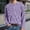 Purple, variant on CHENHANN Mens Tee Shirts Long Sleeve Corduroy Button Down Crewneck Henley T-Shirt Basic Blue Button Shirt Mens Fashion Clothing
