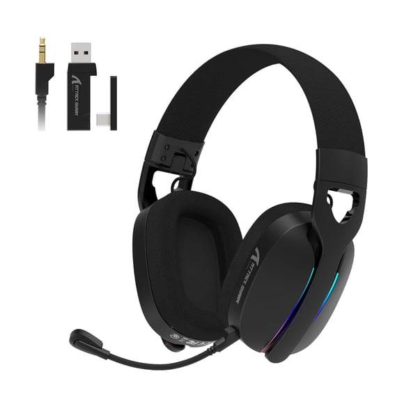 Auriculares inalámbricos ATTACK SHARK L90 ultraligeros con micrófono negros
