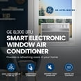 thumbnail image 2 of GE 8000BTU Window Air Conditioner, 350 Sq Ft Rooms (Certified Refurbished), 2 of 12