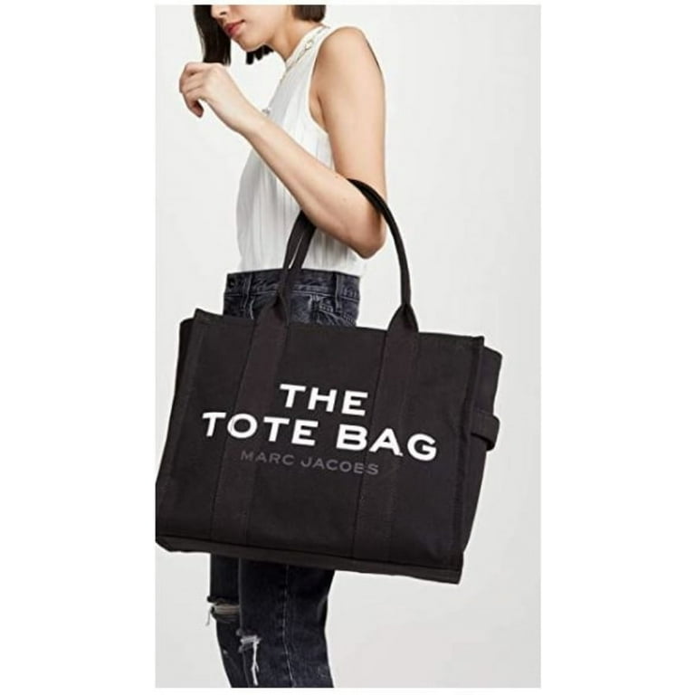 The Traveler Canvas Tote Bag in Black - Marc Jacobs