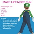 thumbnail image 3 of Disguise Toddler Boys' Luigi Costume - Size 3T-4T, 3 of 3