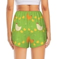 thumbnail image 2 of Lsque Funny Chicken Printed Women's Running Shorts with Liner Pockets,Elastic Quick Dry Workout Athletic Gym Yoga Shorts,Womens High Waist Shorts-XX-Large, 2 of 9