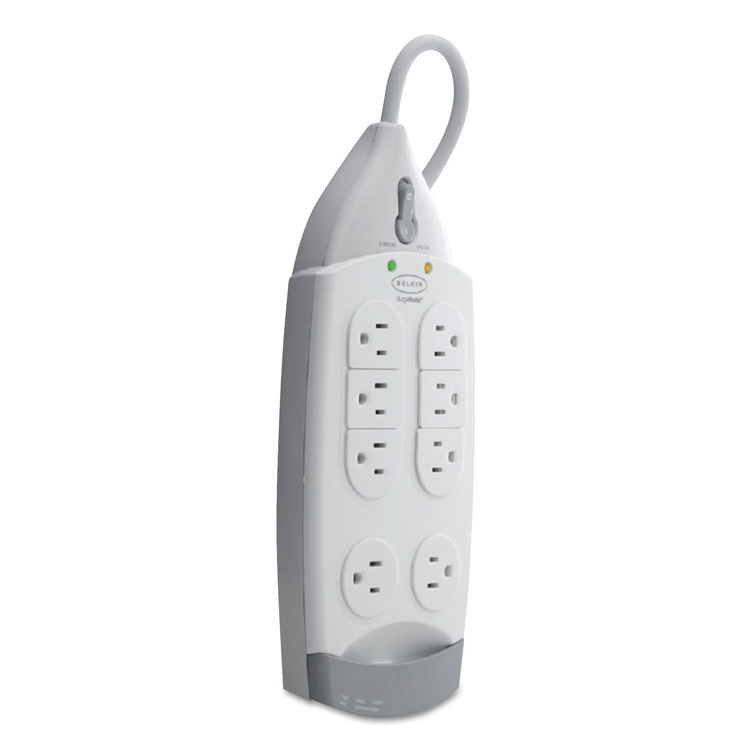 Belkin 7-Socket Office Surge Protector with 12' Cord - 7 x NEMA 5-15R - 1045 J - 120 V AC Input - 120 V AC Output