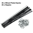 thumbnail image 4 of Unique Bargains 36 Pcs Bicycle Steel Spokes 14G Bike Spoke 270mm Length with Nipples for Most Bicycle, 4 of 7