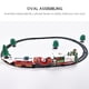 thumbnail image 4 of Tren eléctrico navideño con compartimentos para rieles, juguetes clásicos para niños con música ligera, regalos para niños, 4 of 12
