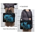 thumbnail image 6 of 16" Laptop Briefcase for Work Travel Laptop Shoulder Bag Carrying Handbag Laptop Case Eternal Blue Rose and Flame, 6 of 8