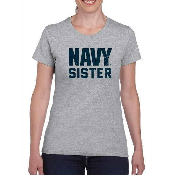 Navy Sister Women T-Shirt, Female XX-Large