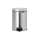 thumbnail image 1 of Brabantia 112645 Bote para Basura Newicon, Plata, 5 L, 1 of 5