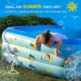thumbnail image 4 of GVDV Blow Up Pool, Thickened Inflatable Pool for Kids, Adults, Family, 9.83 x 5.97 x 1.67 ft, Full-Sized Inflatable Kiddie Pools, Swimming Pool, Rectangle, 4 of 8