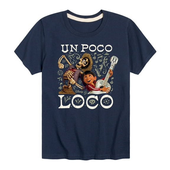 Coco - Un Poco Loco - Toddler And Youth Short Sleeve Graphic T-Shirt