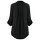 thumbnail image 3 of Blusas de manga larga con cuello en V y botones de encaje para mujer, tallas grandes, en liquidación, de Giftesty, 3 of 3