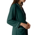 thumbnail image 4 of Gifts for Her Bathrobe for Women Fleece Women's Nightgowns & Sleepshirts Oversize Cozy Women's Robes House Womens Robe Blackish Green, 4 of 9