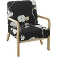 thumbnail image 1 of Housse de Chaise Moderne Mi-Siècle Imprimée Extensible pour Fauteuil de Lecture Housses de Chaise de Salon (Fleur), 1 of 6