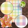 thumbnail image 5 of Easter Buffalo Plaid Check Table Runner Spring Holiday Farmhouse Fireplace Kitchen Dining Room Home Party Decoration (13" x 72"), 5 of 5