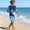 Multicolor, variant on Fnooota Boys Rash Guard Swimsuits 2 Piece, Short Sleeve Surfing Summer Kids Bathing Suits Boys'Swimwear Multicolor Size 14
