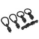 thumbnail image 1 of L Configuración de Atado de Pista, L Configuración de Tachuelas de la Pista de Acero de Carbono Fit Universal Negro para Camas de Camiones remolques, 1 of 7