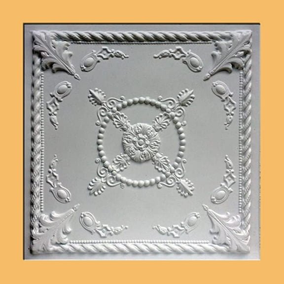 30pc of Jewel White (24"x24" PVC 20 mil) Ceiling Tiles - Covers About 120sqft