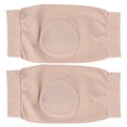thumbnail image 2 of 1Pair Both Sides Protective Pads Silicone Ankle Heel Foot Protection Sleeve Skin Color, 2 of 9
