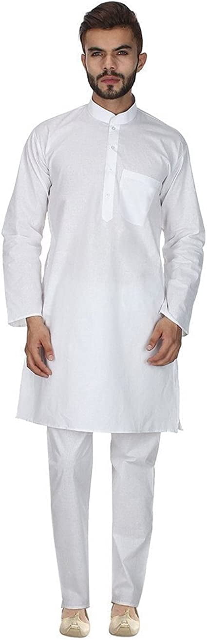 Babyhug Cotton Woven Full Sleeves Cambric Printed Kurta Pyjama Set  With Polka Dot & Floral Print - White & Pink