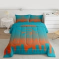 thumbnail image 2 of jejeloiu Rugby Football Gamer Full Size Comforter Sets,Boys Ball Game Bedding Sets For Boys Men Reversible 3 Pieces, 2 of 8