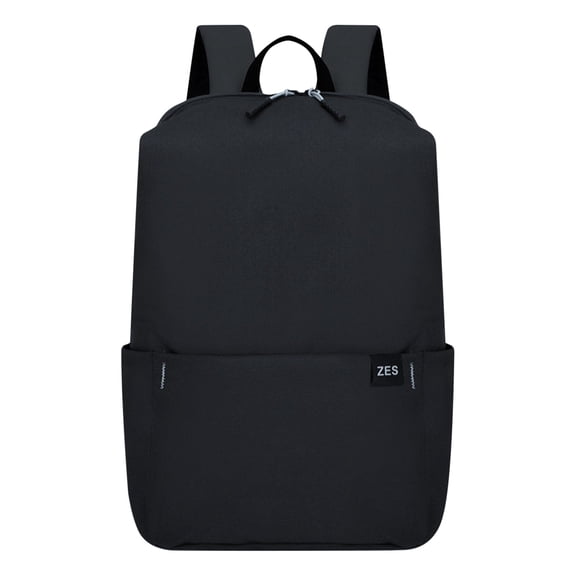 Vikakiooze Adult Solid Color Small Backpack Men And Women Style Schoolbag Lightweight Schoolbag