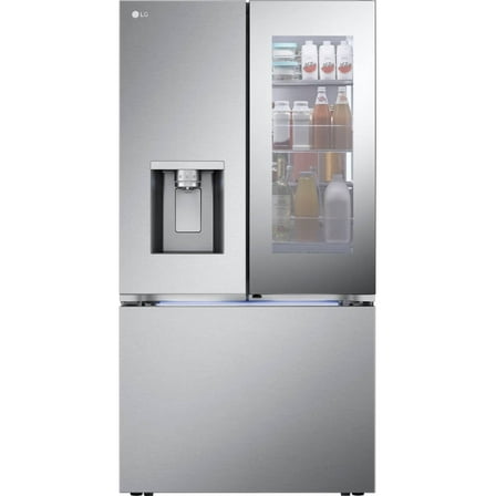 LG LRYKC2606S 25.5 Cu. Ft. Stainless Steel French Door Counter Depth Smart Refrigerator