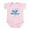Petal Pink, variant on CafePress - My 1St Christmas Snowflake Baby Light Bodysuit - Baby Light Bodysuit, Size Newborn - 24 Months