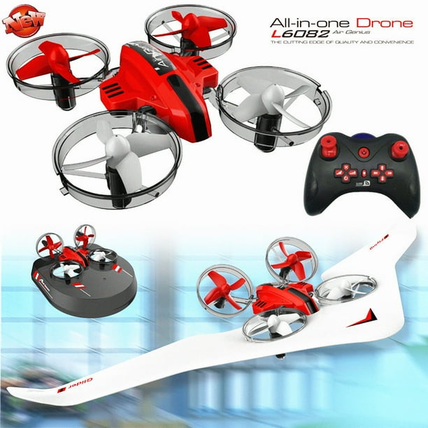 Kids DIY Fixed Wing 3 In 1 RC Glider Model Toy Electric 2.4G Land