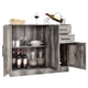 thumbnail image 4 of Buffet Alacena de Almacenamiento Costway organizador de Vajilla de Cocina con 2 Cajones y 2 Puertas consola Antigua para la Sala de Estar Armario de Entrada con Estante Ajustable, 4 of 5