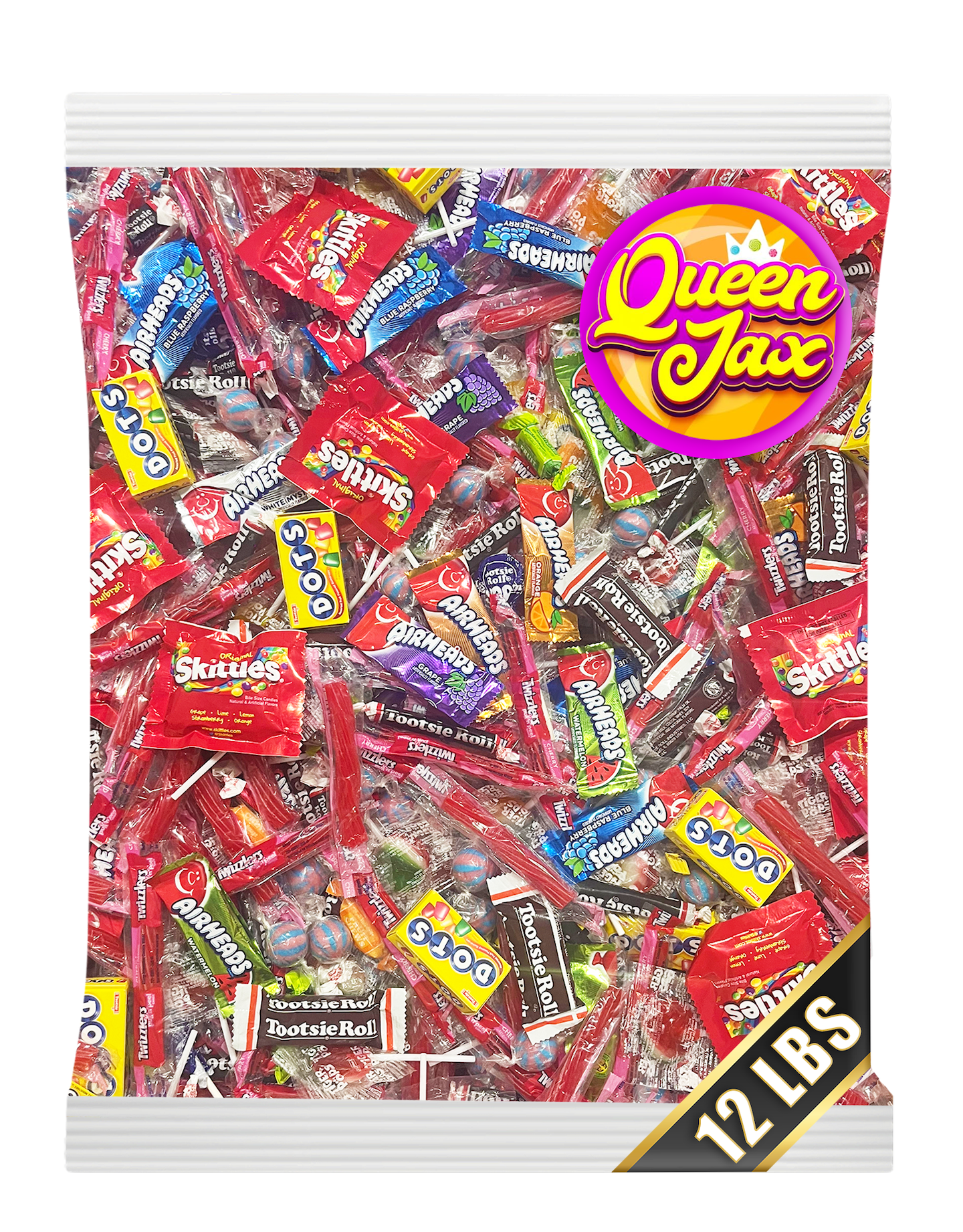Ultimate Assorted Candy Party Mix - 12 LB Bag - Fun Size Skittles