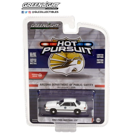 Greenlight 1:64 Hot Pursuit Series 39 1982 Ford Mustang Ssp Arizona