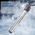 thumbnail image 1 of Calentador de agua de inmersión de 1500 W para bañeras inflables, calentador de agua eléctrico sumergible con termómetro LCD., 1 of 8