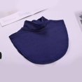 thumbnail image 2 of Wdgfv Denim Detachable Dickey Collar Half Shirts Blouse False Top for Women Girls Medium Navy One Size, 2 of 3