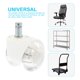 thumbnail image 2 of 5 ruedas universales omnidireccionales para el hogar, ruedas para silla de oficina., 2 of 7