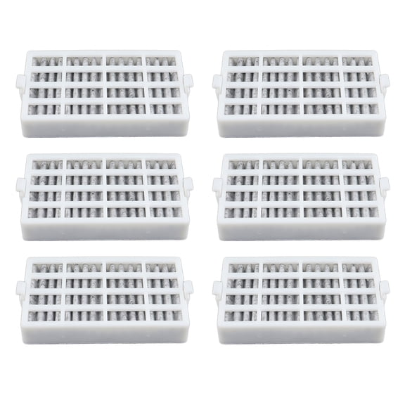 6-pack Refrigerator Air Filter for Whirlpool GSS26C4XXB02 FreshFlow W10311524 AIR1, W10335147, W10315189, 2319308 Fridge