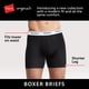 thumbnail image 5 of Calzoncillos y calzoncillos tipo bóxer Hanes de algodón elástico para hombre, paquete de 6, 5 of 5